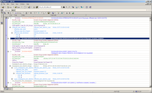 Argos analyzing Tetra SS/DGNA PDUs